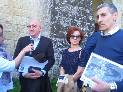 L'assessore Prete alla manifestazione contro la centrale a biomasse a Jesce