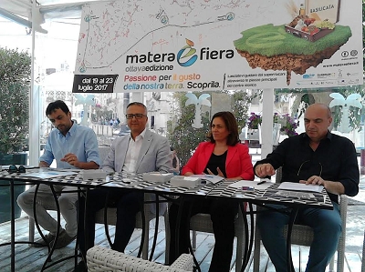 Il vicesindaco Trombetta alla presentazione di Matera &egrave; fiera