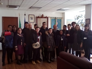 Proseguono le visite degli studenti dell'Isabella Morra al Comune